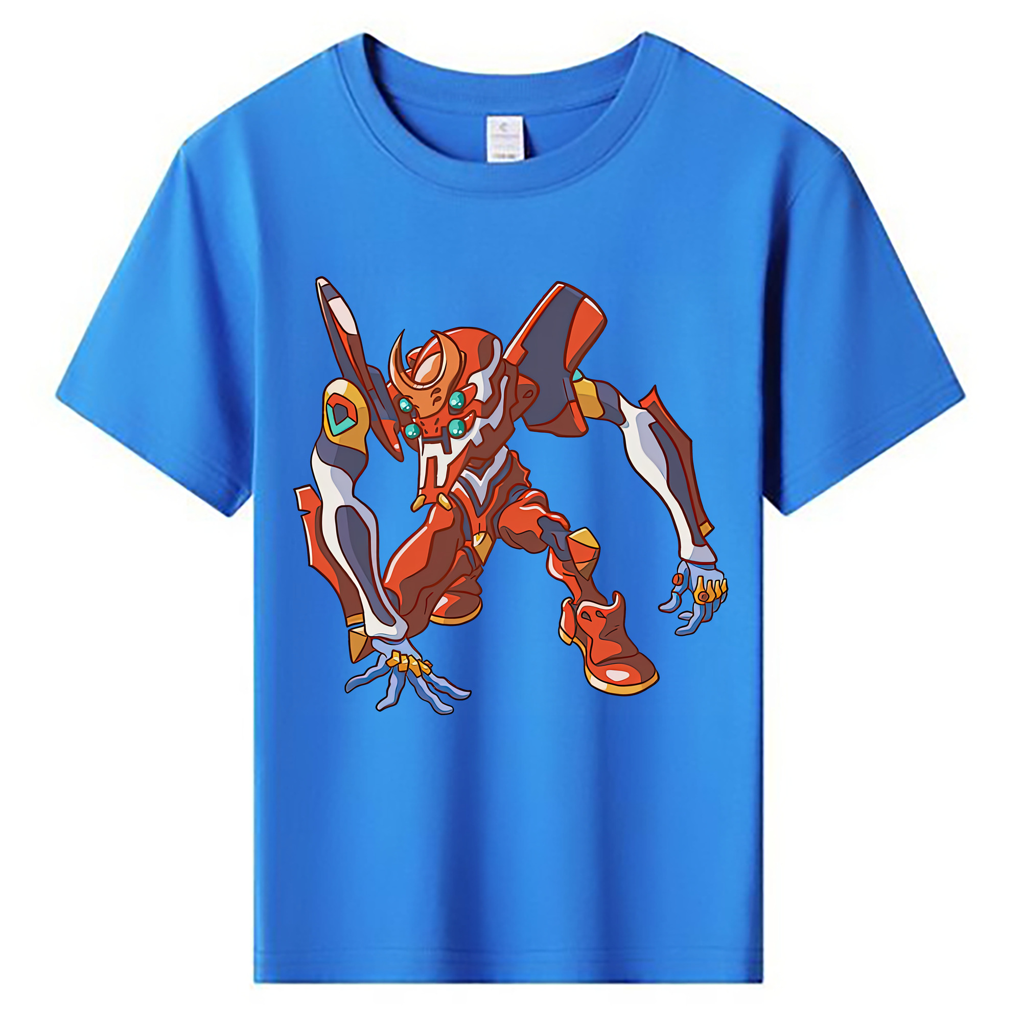 （画像用） EVA 新世紀エヴァンゲリオン 綿100％キッズTシャツ（フロントプリント）